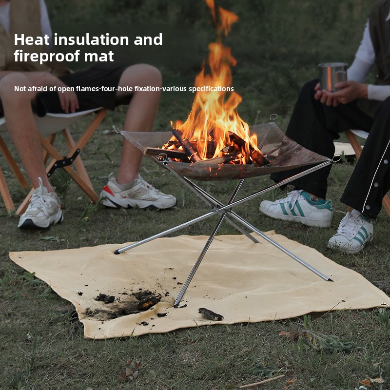 Fire Blanket Kitchen - حصيرة عازلة للحرارة مقاومة للحريق للتخييم