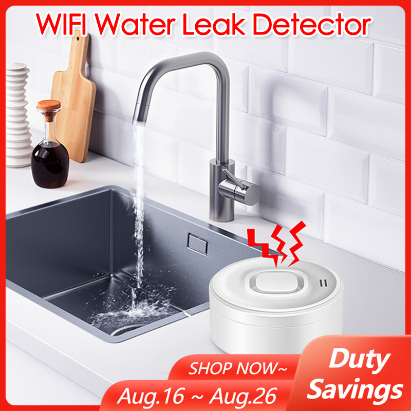 Water Alarm Sensor - كاشف تسرب المياه الذكي WIFI 100dB