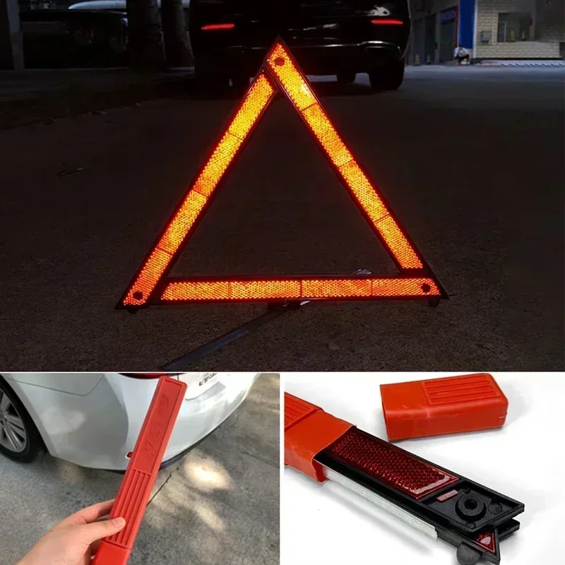 مثلث تحذير الطوارئ للسيارة أحم - مراجعة Emergency Exit Sign وسعره