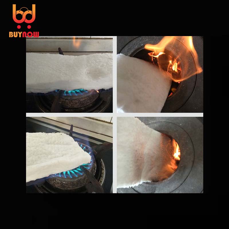 جديد 1650 ℃   ارتفاع درجة الحر - مراجعة Fire Blanket Kitchen وسعره