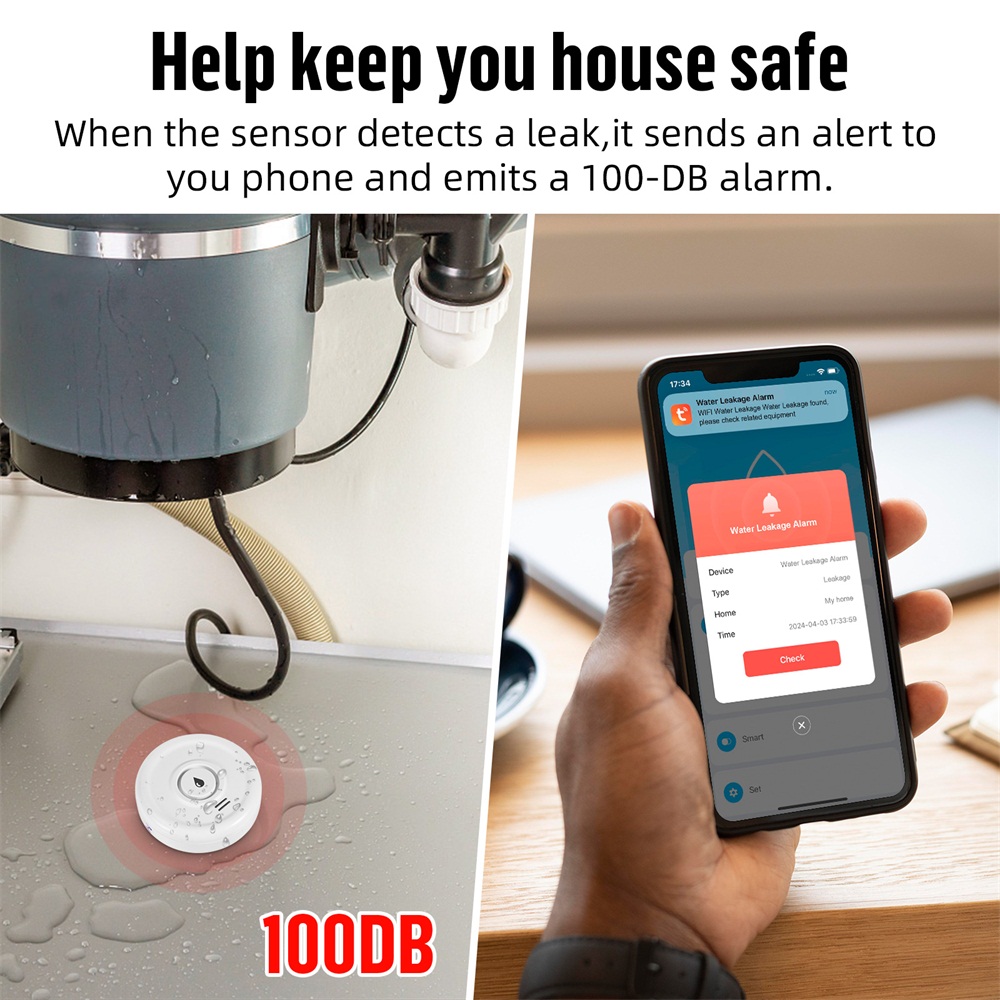 Fuers كاشف تسرب المياه إنذار ا - مراجعة Water Alarm Sensor وسعره