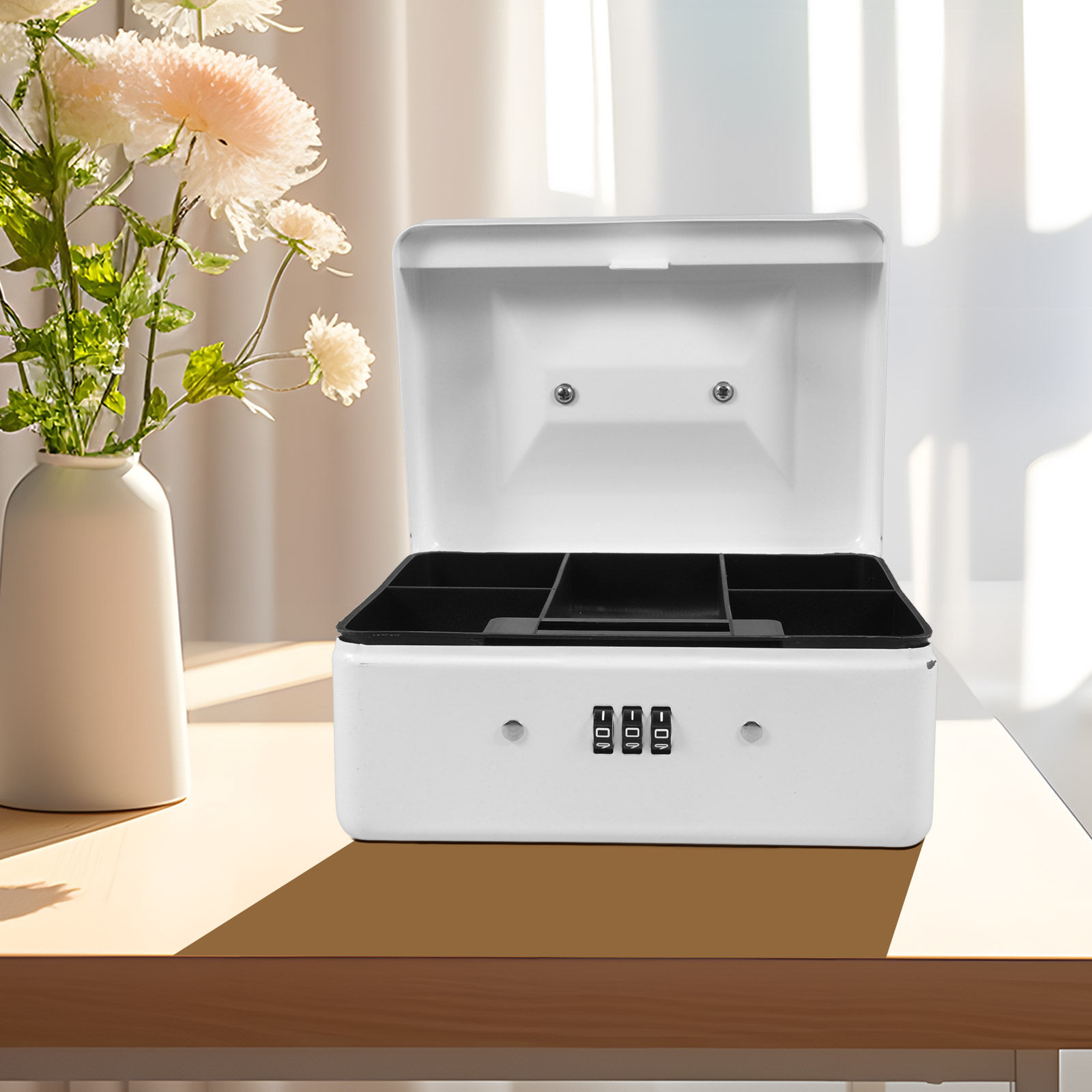 صندوق نقود فولاذي بقفل رقمي، ص - مراجعة Lockbox Key Secure وسعره